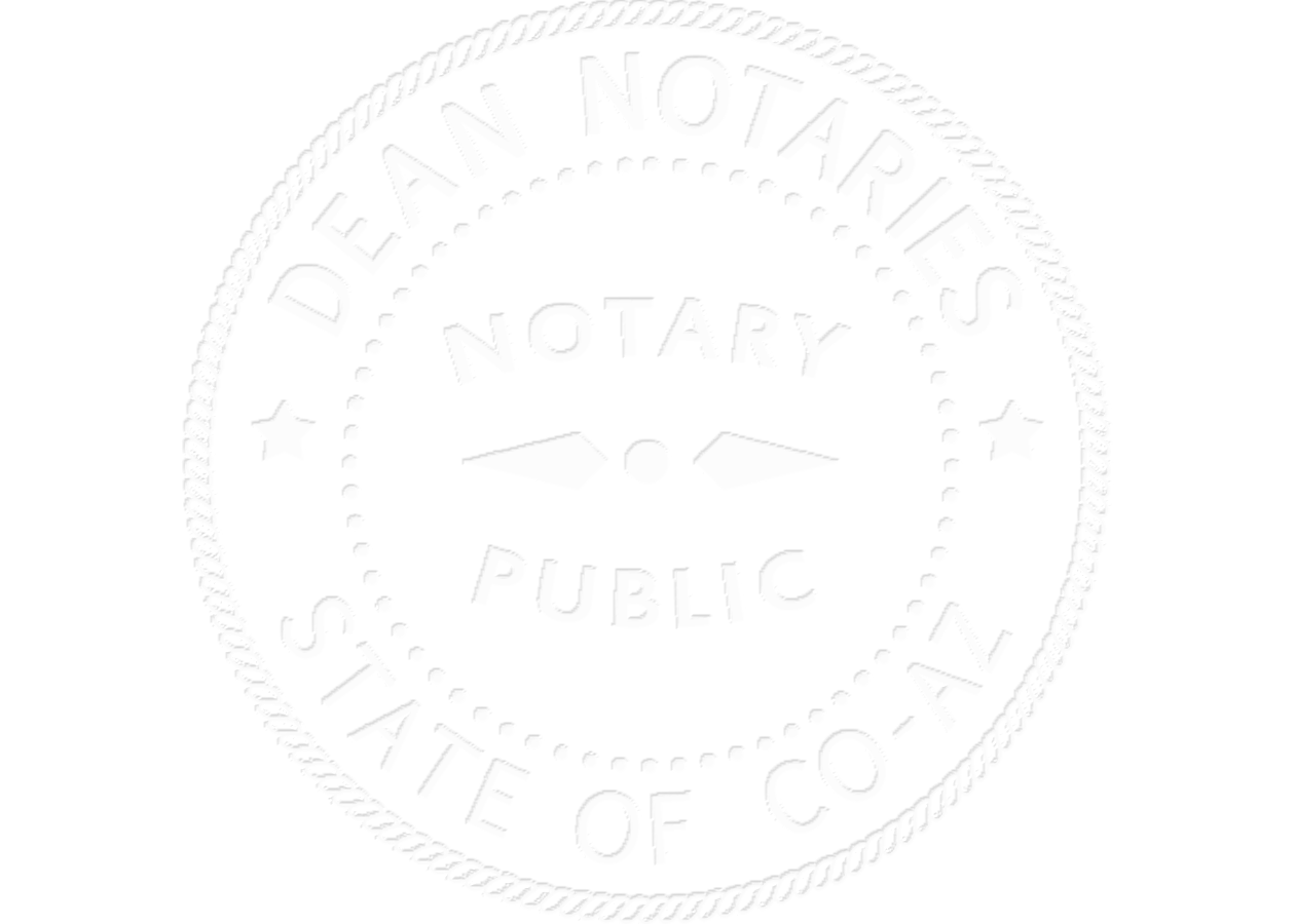 dean-notaries identity emboss